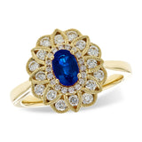 14KT Gold Ladies Sapphire Fashion Ring