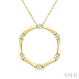 .25CTRDDM BAMBOO PD YG 14K-G+CH*