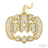 .15CTRDDM PETITE PUMPKIN ER YG 10K-S*