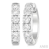 1.50CTRDDM ROUND DM HOOP ER WG 14K-G*
