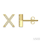 .10CTRDDM 'X' INITIAL ER 7.0MM YG 10K-S*