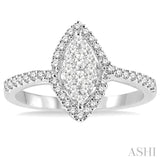 Marquise Shape Lovebright Diamond Ring