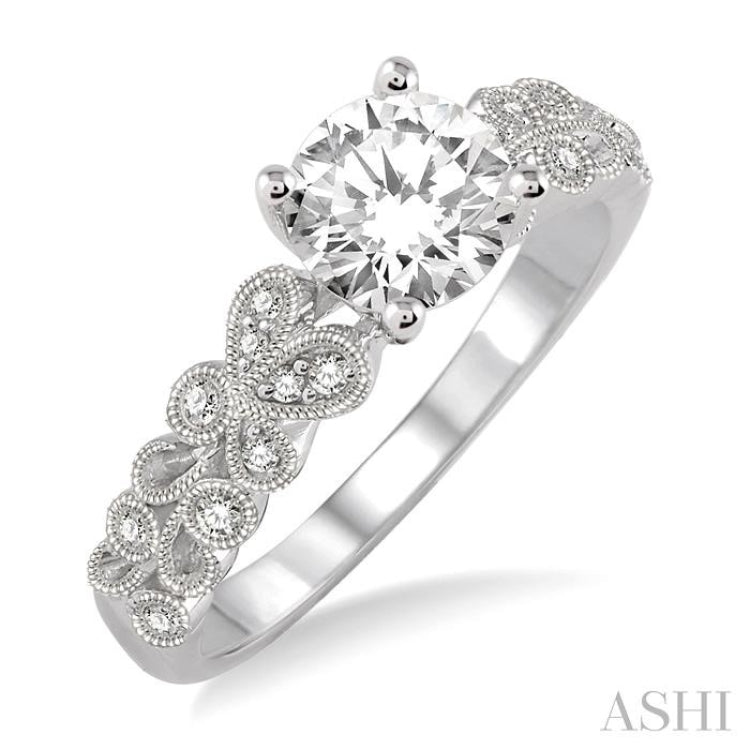 Diamond Engagement Ring - 14043PEADFHWG-LE – Powell Jewelry