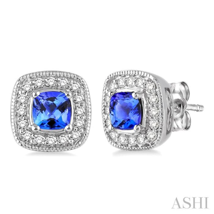 Gemstone & Diamond Earrings