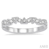 Stackable Diamond Wedding Band