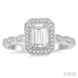 Semi-Mount Diamond Engagement Ring