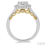 Oval Shape Lovebright Diamond Ring