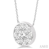 Round Shape Lovebright Essential Diamond Necklace