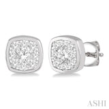 Cushion Shape Lovebright Essential Diamond Earrings