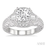 Semi-Mount Diamond Engagement Ring