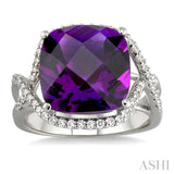 Gemstone & Diamond Ring