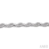 Silver Diamond Bracelet