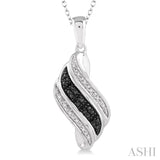 Silver Diamond Fashion Pendant