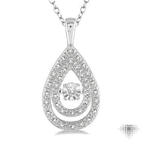 Silver Emotion Diamond Pendant