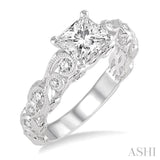 Semi-Mount Diamond Engagement Ring