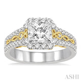 Semi-Mount Diamond Engagement Ring