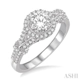 Semi-Mount Diamond Engagement Ring