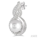 Pearl & Diamond Earrings