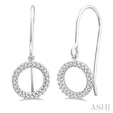 Circle Diamond Fashion Earrings