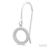 Circle Diamond Fashion Earrings