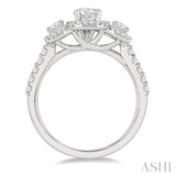 Past Present & Future Diamond Engagement Ring