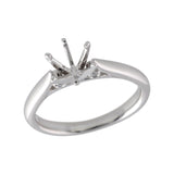 Platinum Semi-Mount Engagement Ring