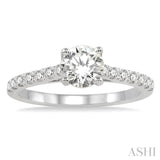 Semi-Mount Diamond Engagement Ring