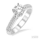 Semi-Mount Diamond Engagement Ring