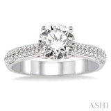 Semi-Mount Diamond Engagement Ring