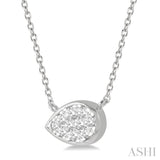 Pear Shape Lovebright Essential Diamond Necklace