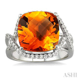 Gemstone & Diamond Ring