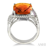 Gemstone & Diamond Ring