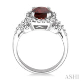 Gemstone & Diamond Ring